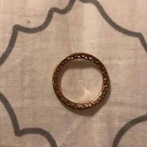 pandora rose gold heart ring
